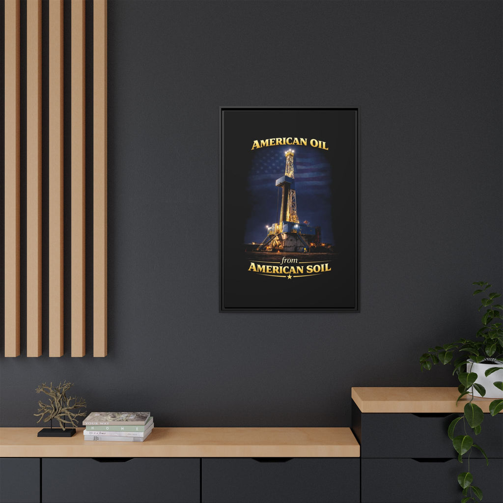 Derrick - Framed Matte Canvas Wall Art