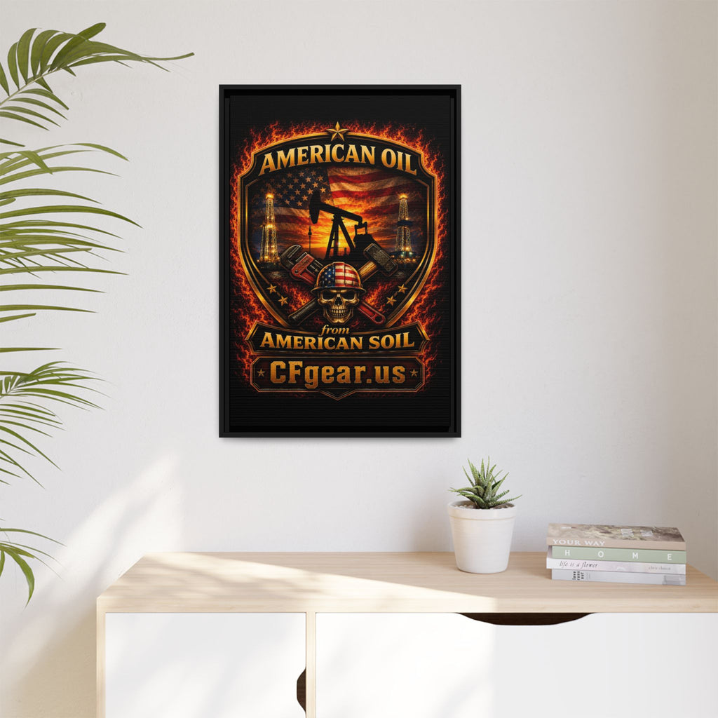 CFgear Crew Badge - Framed Matte Canvas Wall Art
