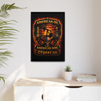 CFgear Crew Badge - Framed Matte Canvas Wall Art
