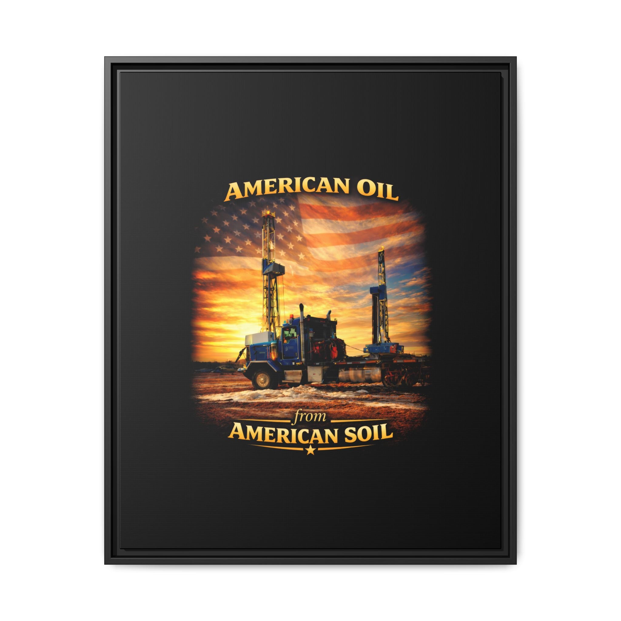 Semi Print - Framed Matte Canvas Wall Art