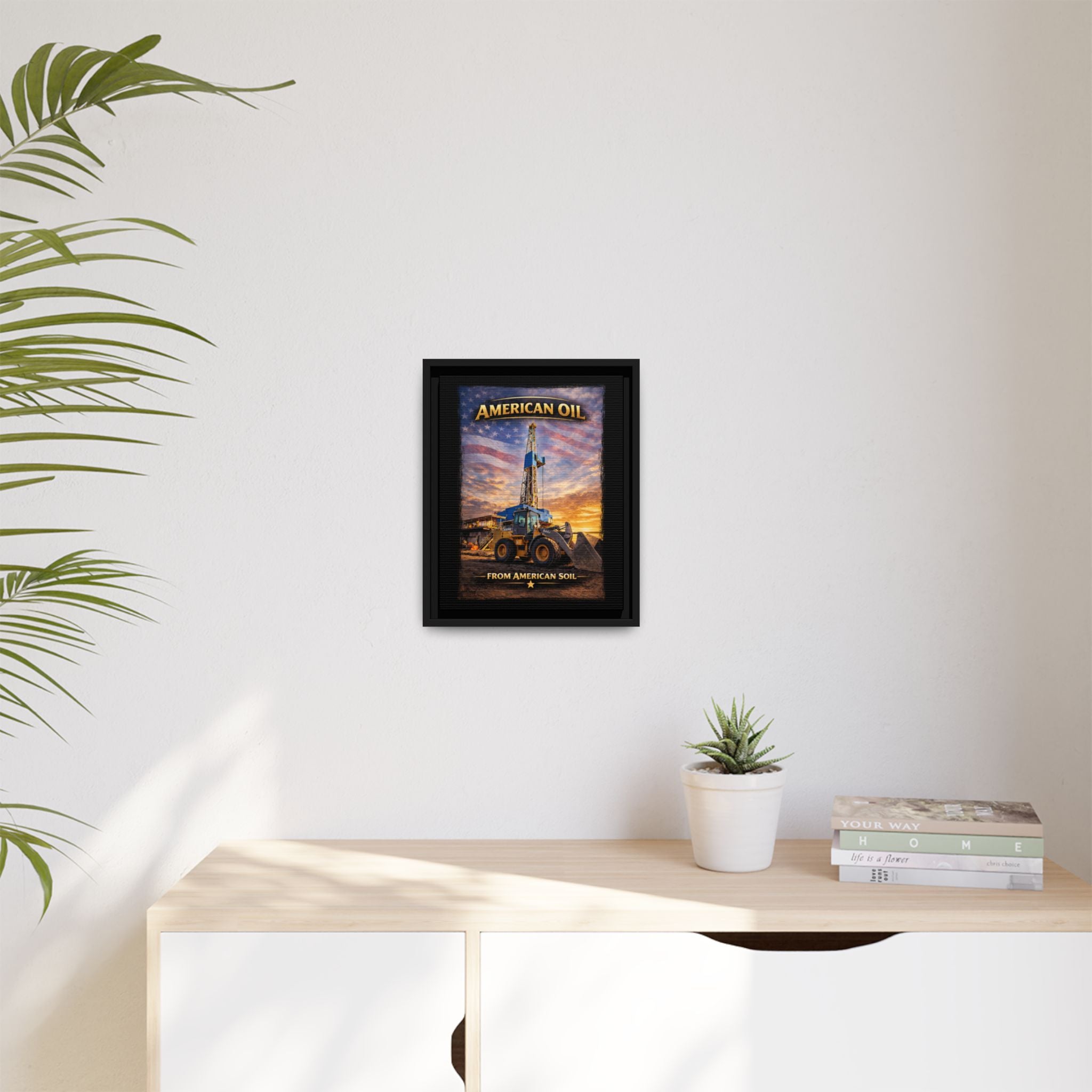 Front Loader - Framed Matte Canvas Wall Art
