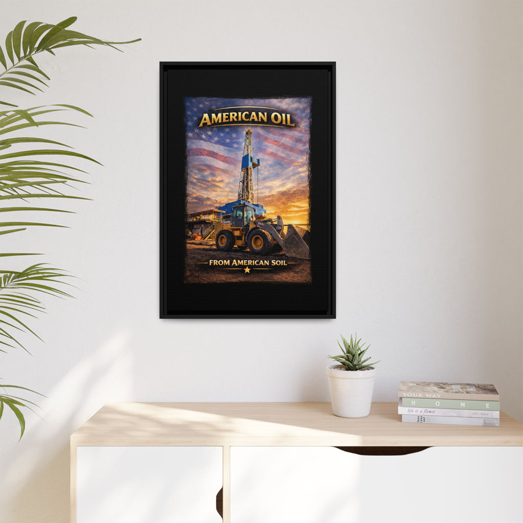 Front Loader - Framed Matte Canvas Wall Art