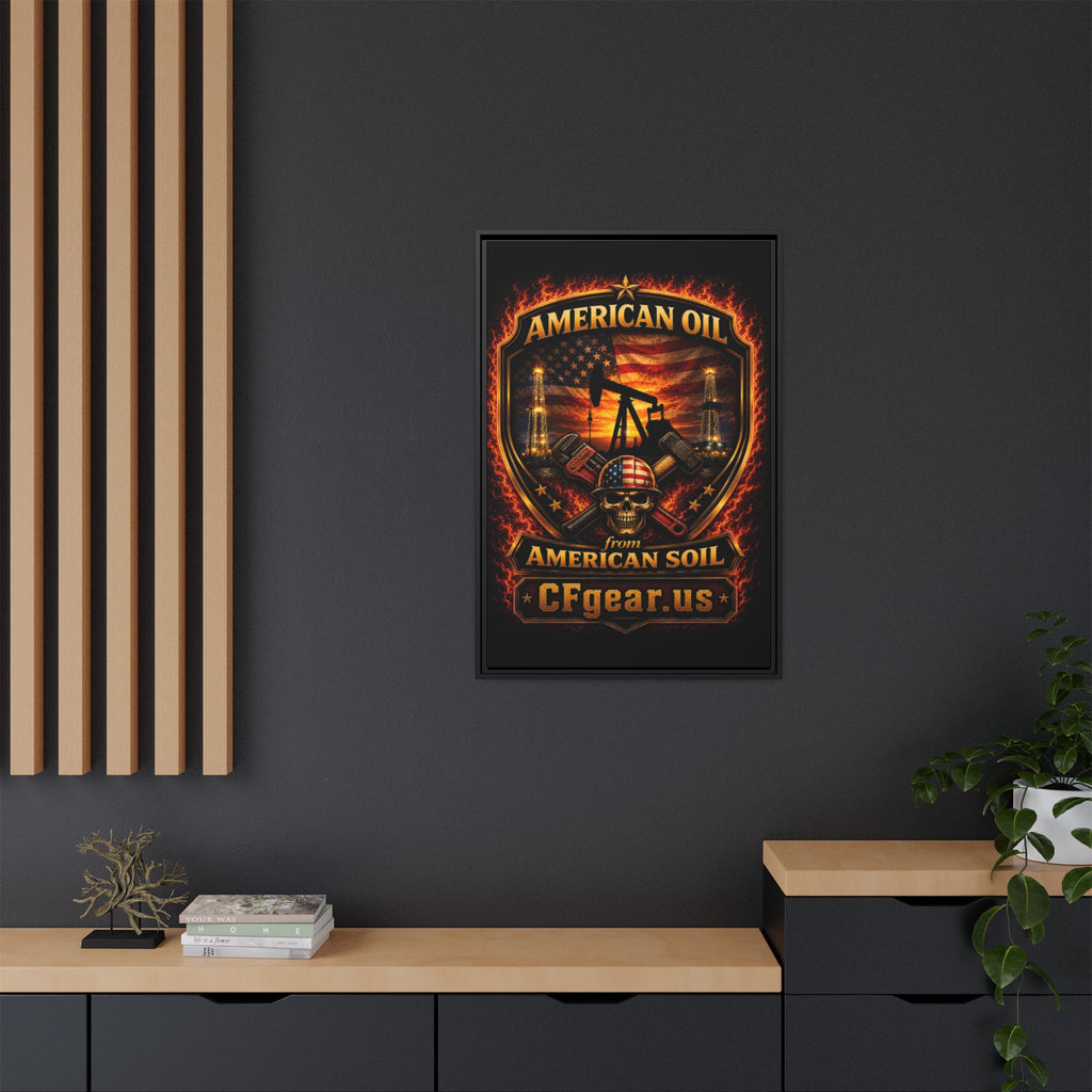 CFgear Crew Badge - Framed Matte Canvas Wall Art