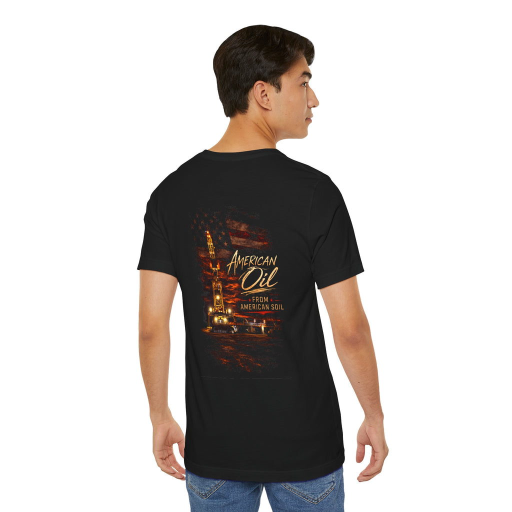 The Night Rig T‑Shirt — "American Oil From American Soil" Graphic Tee