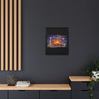 Flag Field - Framed Matte Canvas Wall Art