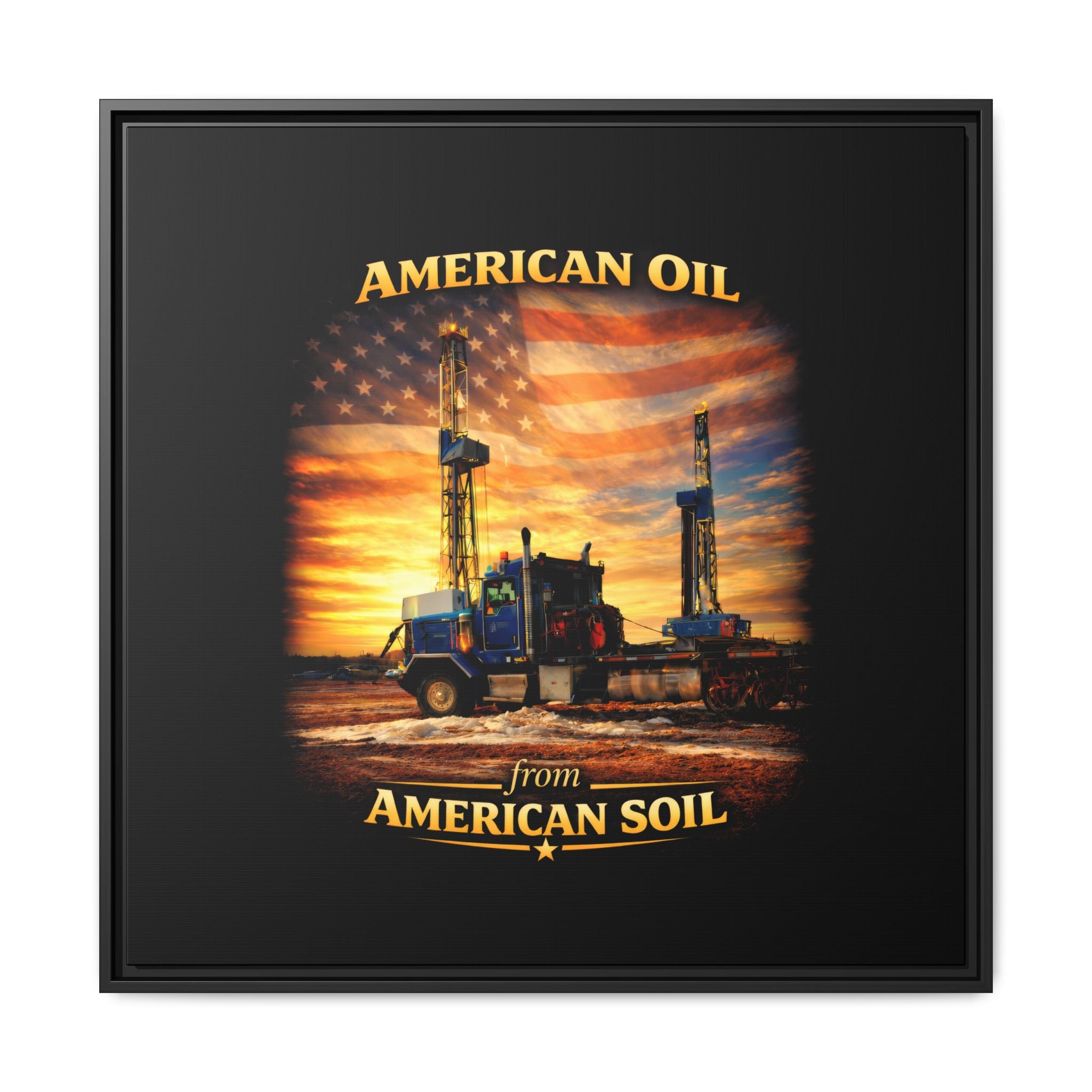 Semi Print - Framed Matte Canvas Wall Art