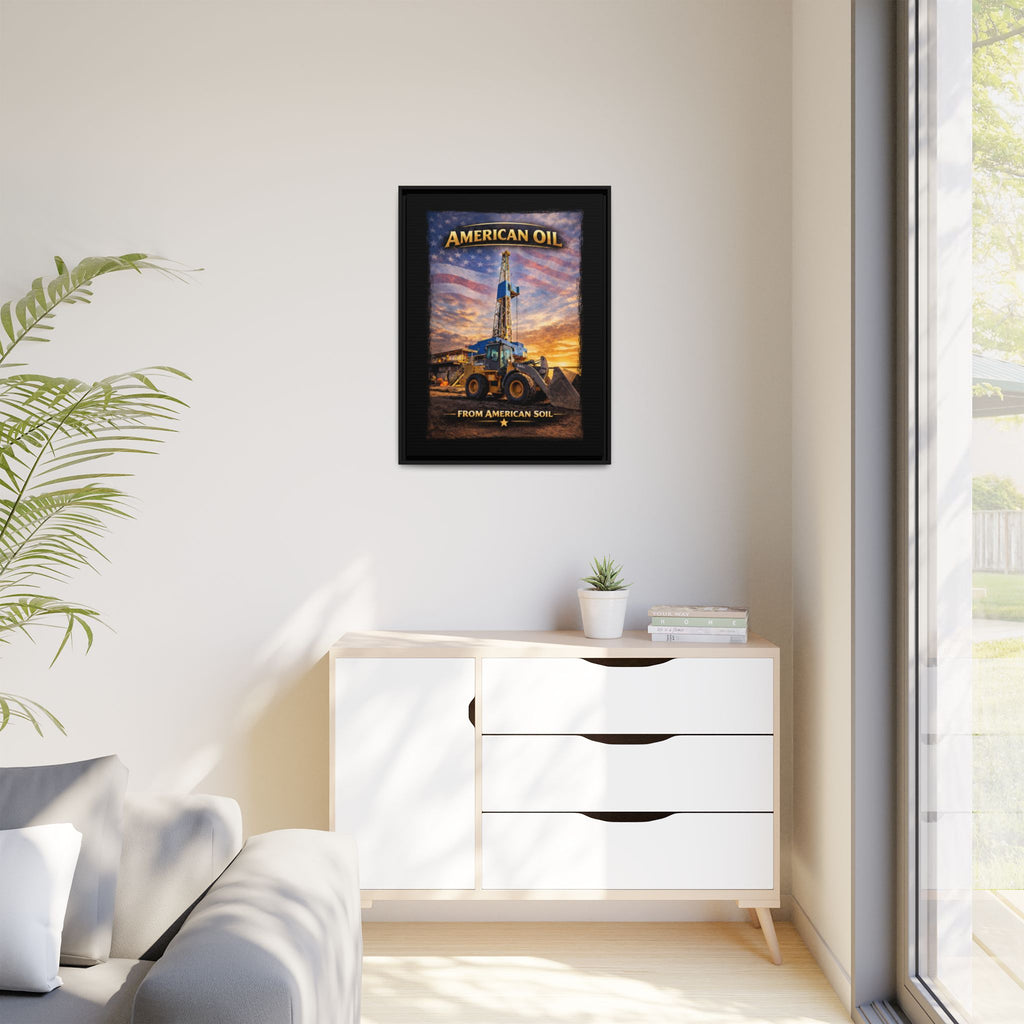 Front Loader - Framed Matte Canvas Wall Art