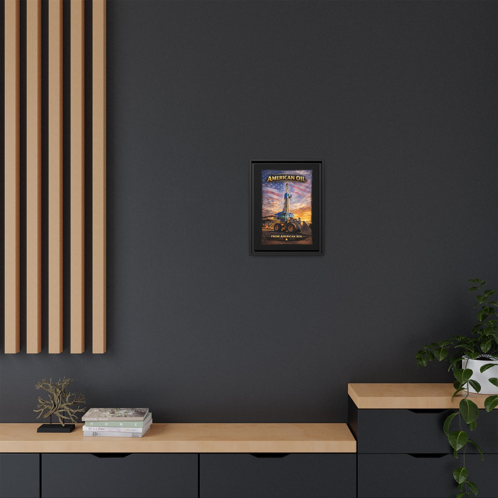 Front Loader - Framed Matte Canvas Wall Art