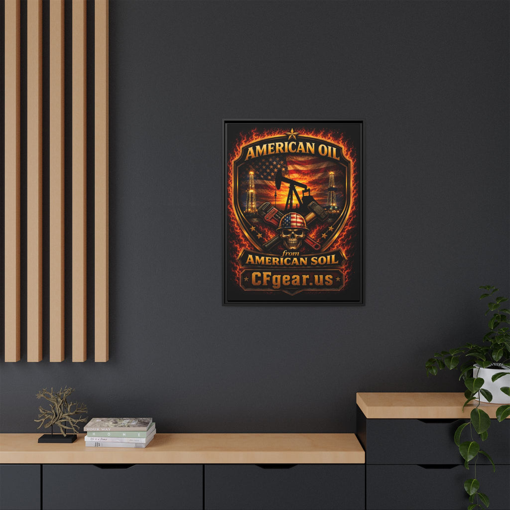 CFgear Crew Badge - Framed Matte Canvas Wall Art