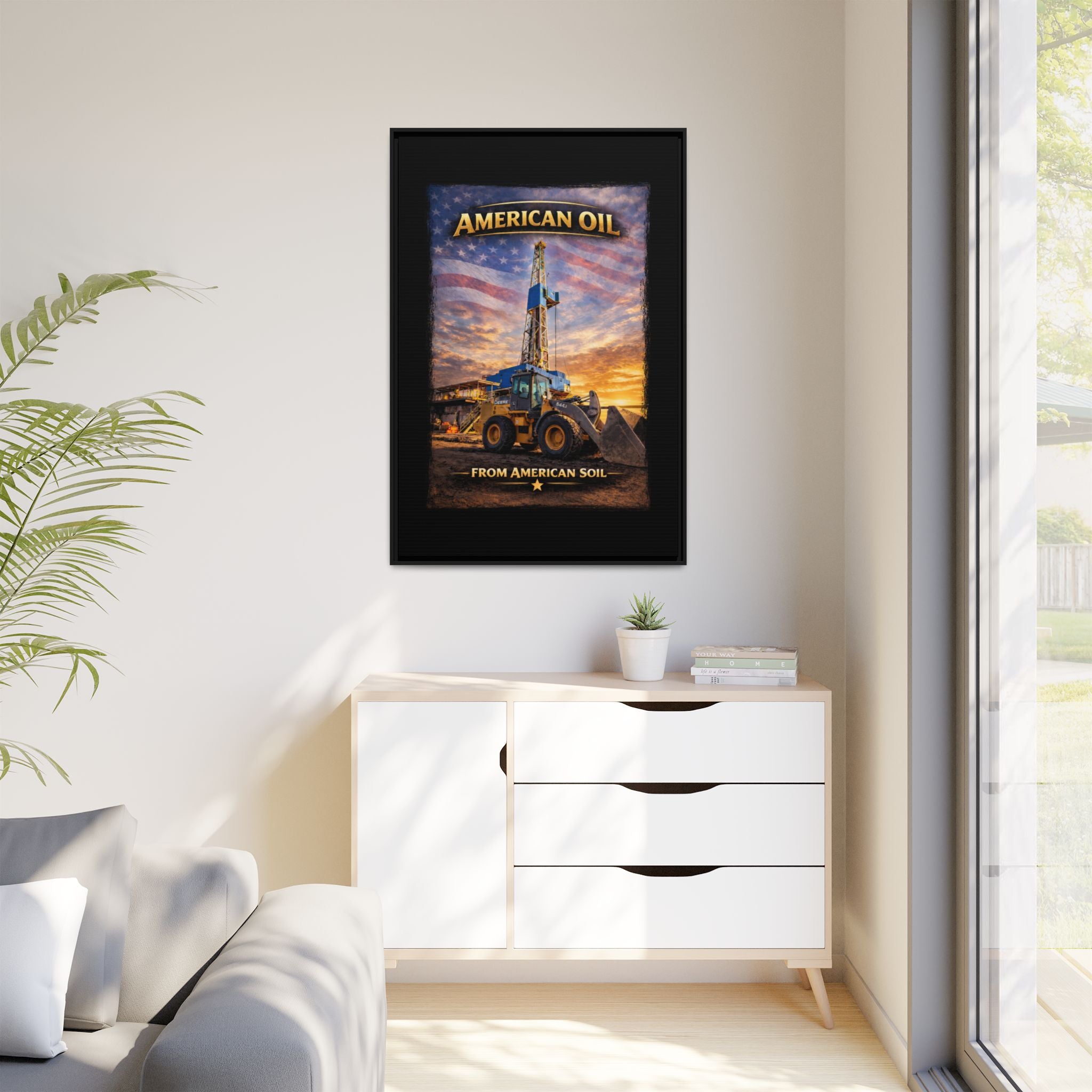 Front Loader - Framed Matte Canvas Wall Art