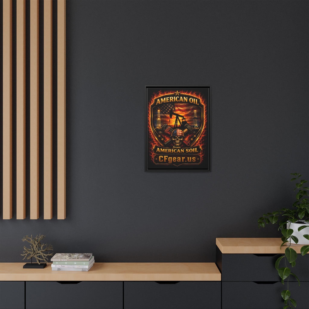 CFgear Crew Badge - Framed Matte Canvas Wall Art