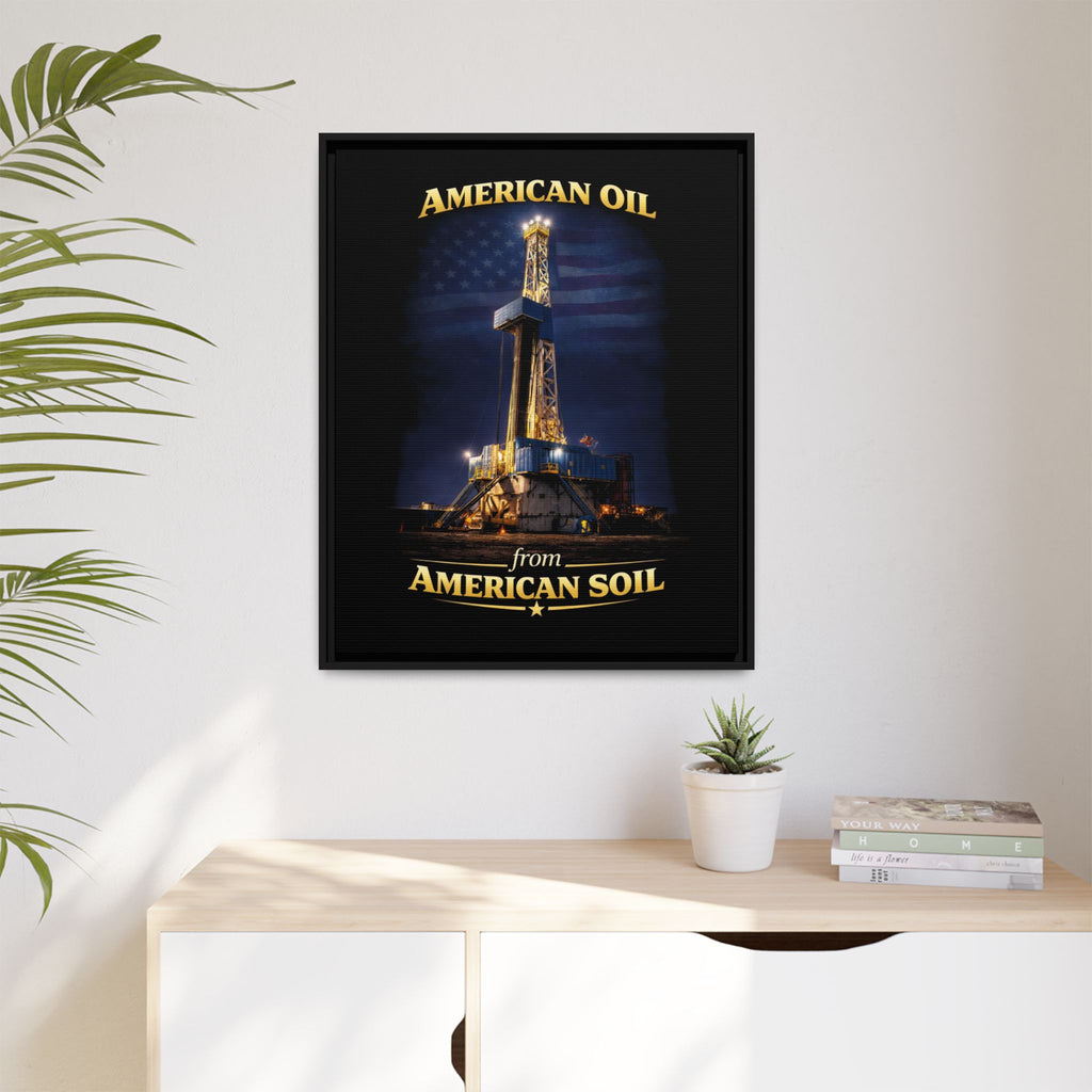 Derrick - Framed Matte Canvas Wall Art