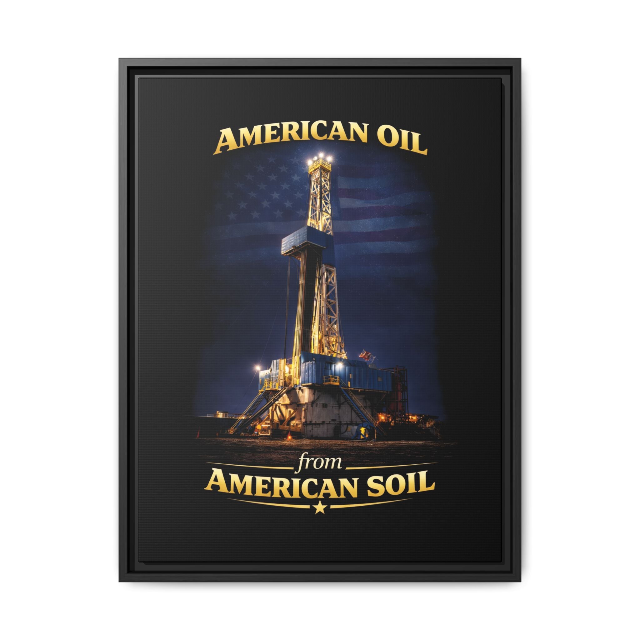 Derrick - Framed Matte Canvas Wall Art