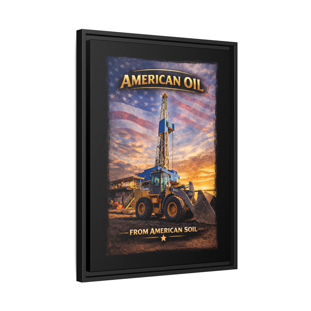 Front Loader - Framed Matte Canvas Wall Art