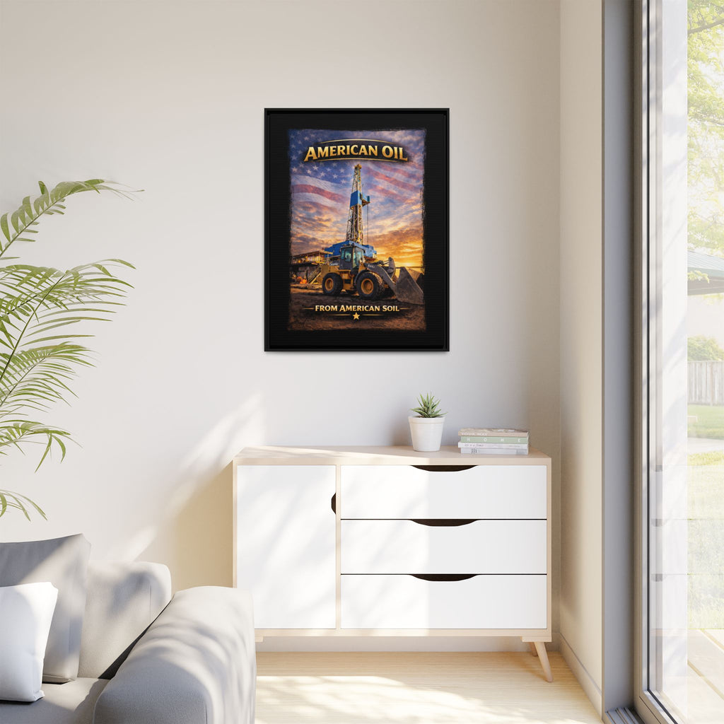 Front Loader - Framed Matte Canvas Wall Art