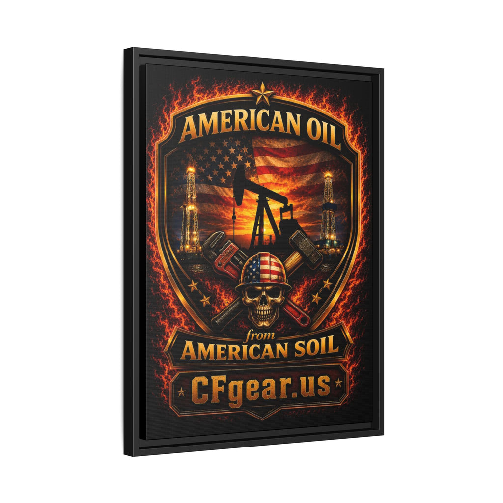 CFgear Crew Badge - Framed Matte Canvas Wall Art