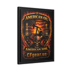 CFgear Crew Badge - Framed Matte Canvas Wall Art