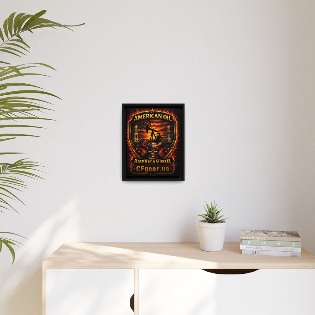 CFgear Crew Badge - Framed Matte Canvas Wall Art