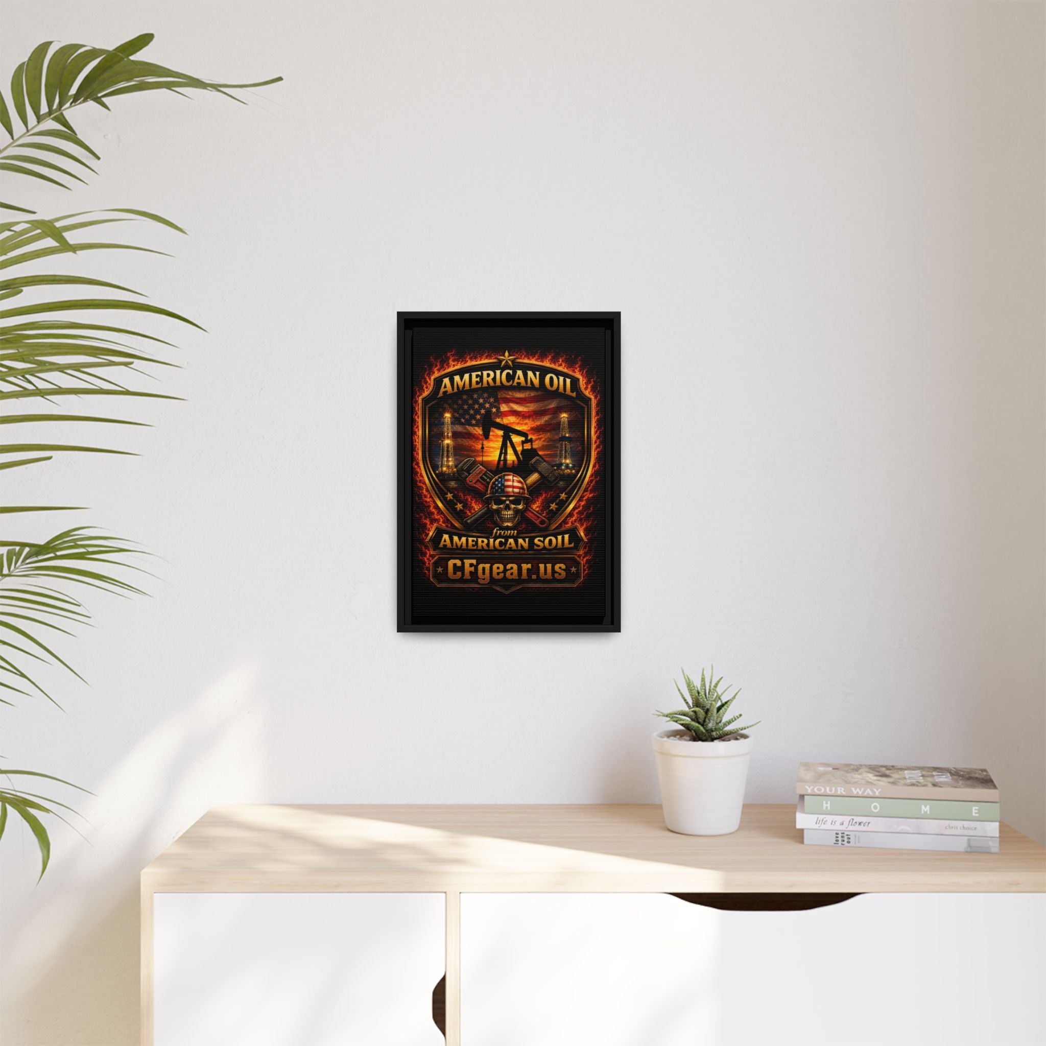 CFgear Crew Badge - Framed Matte Canvas Wall Art