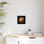 American Oil from American Soil - Framed Matte Canvas Wall Art