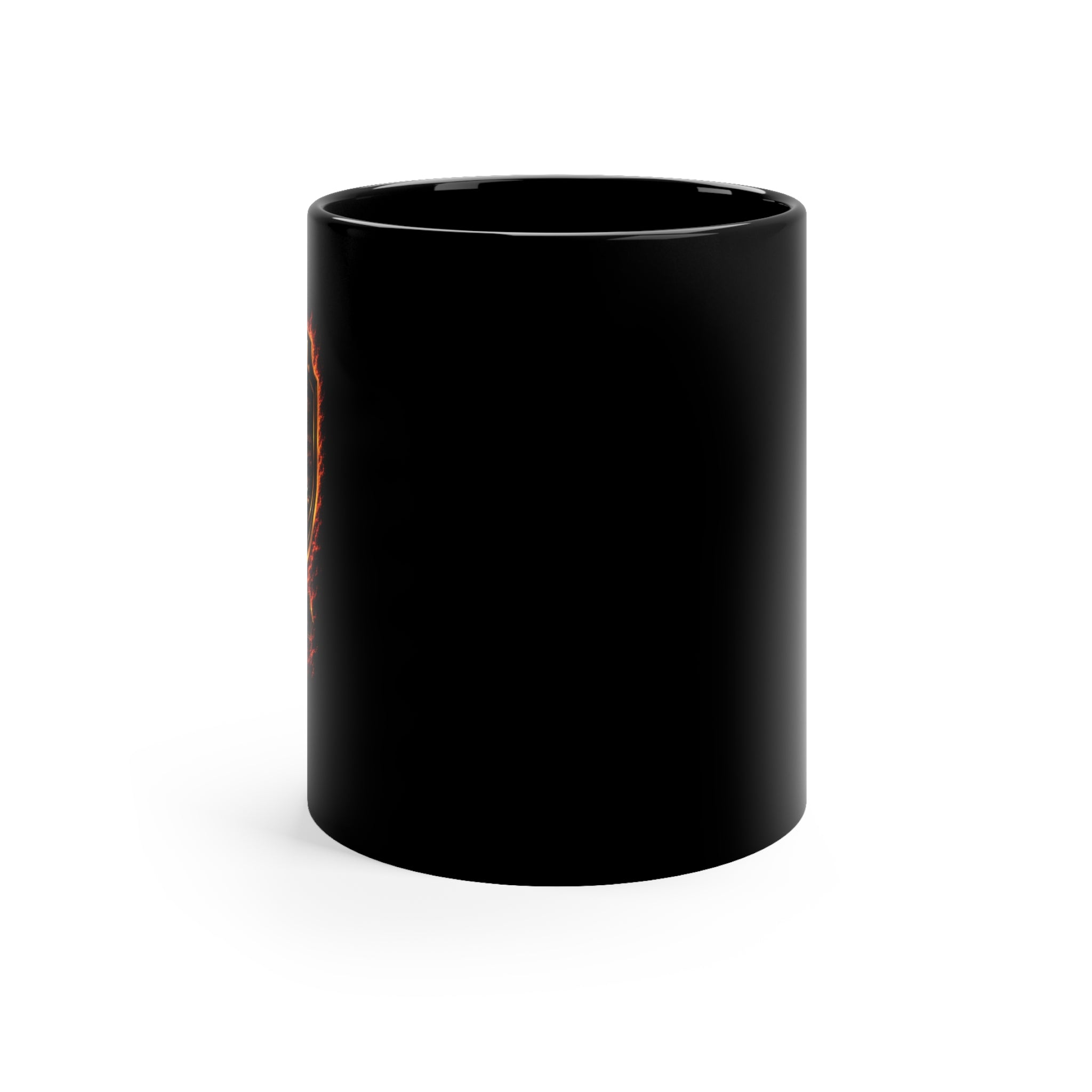 CFgear Crew Roughneck 11oz Black Coffee Mug — 'American Oil from American Soil' Patriotic Oilfield Design