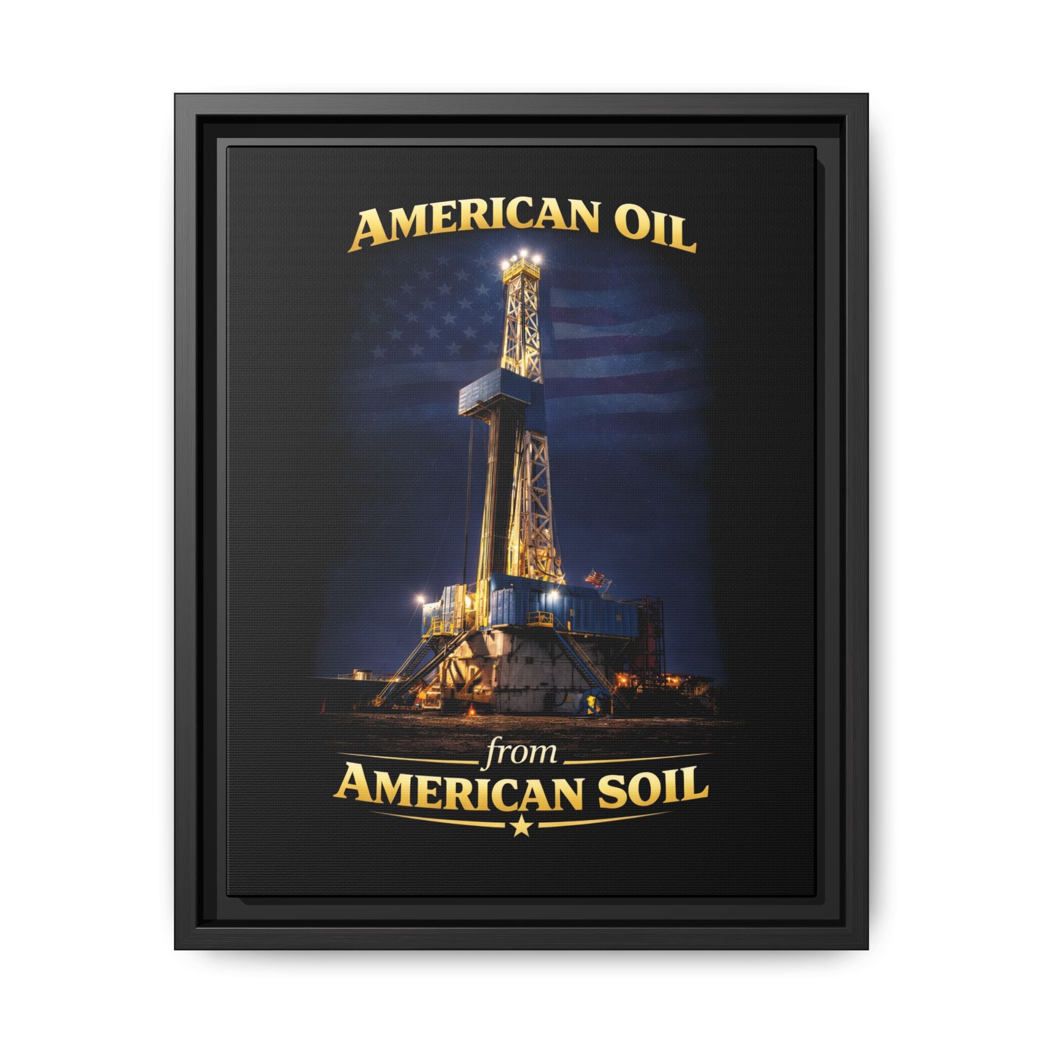 Derrick - Framed Matte Canvas Wall Art