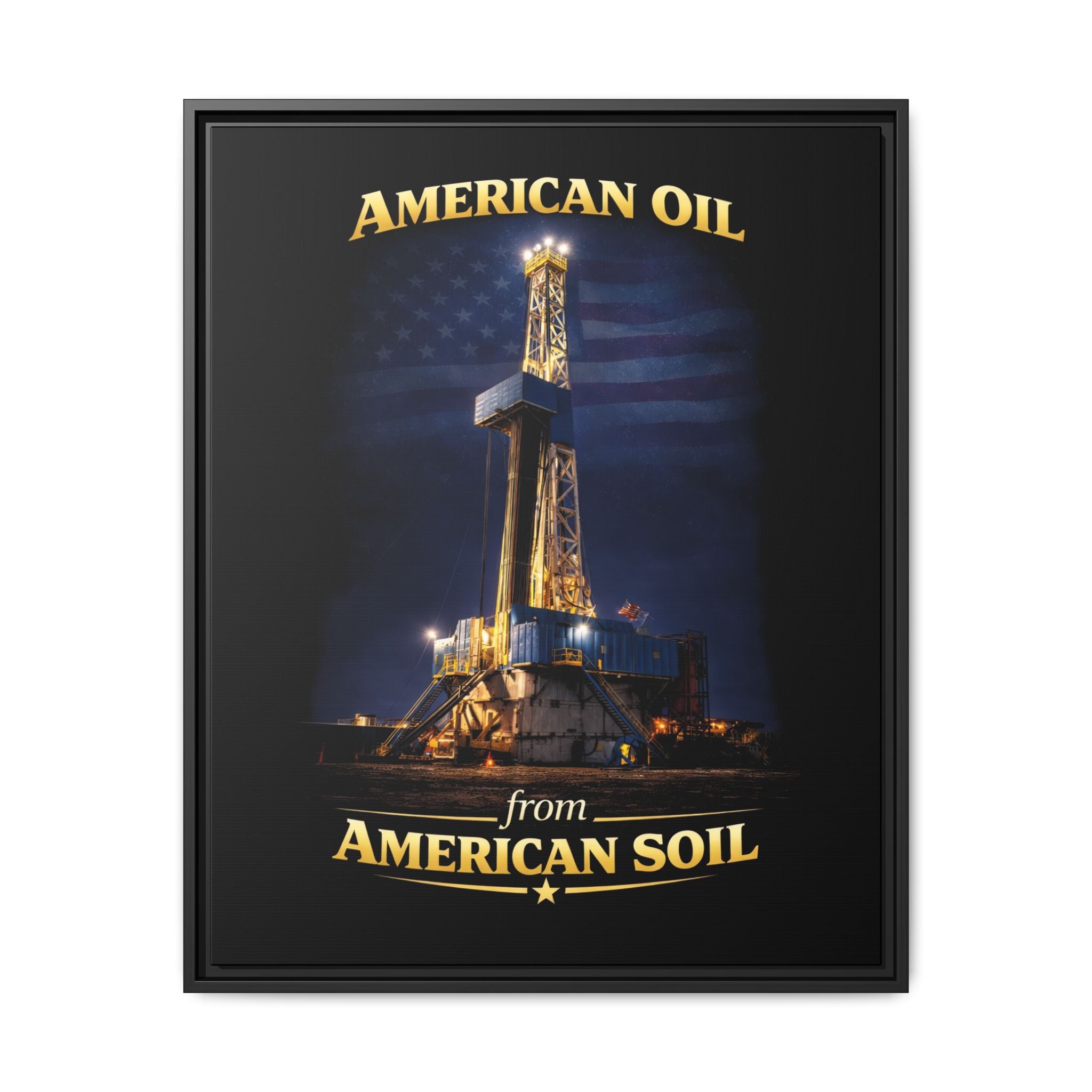 Derrick - Framed Matte Canvas Wall Art