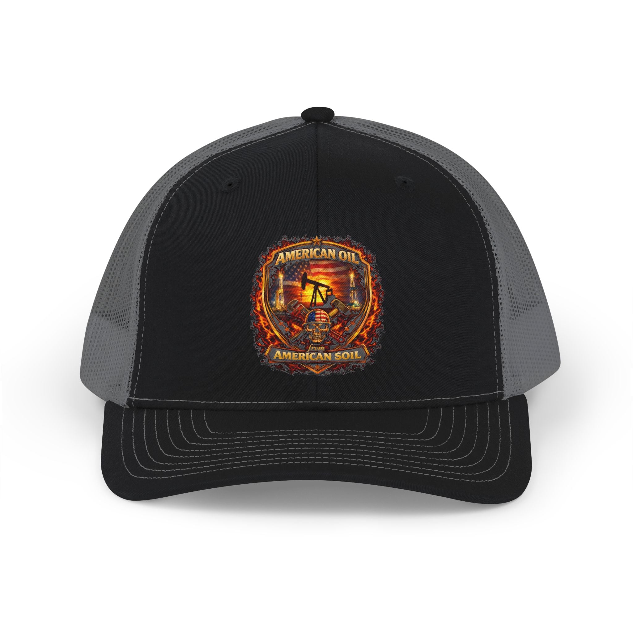 Shield Snapback Trucker Cap