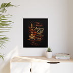 The Night Rig - Framed Matte Canvas Wall Art