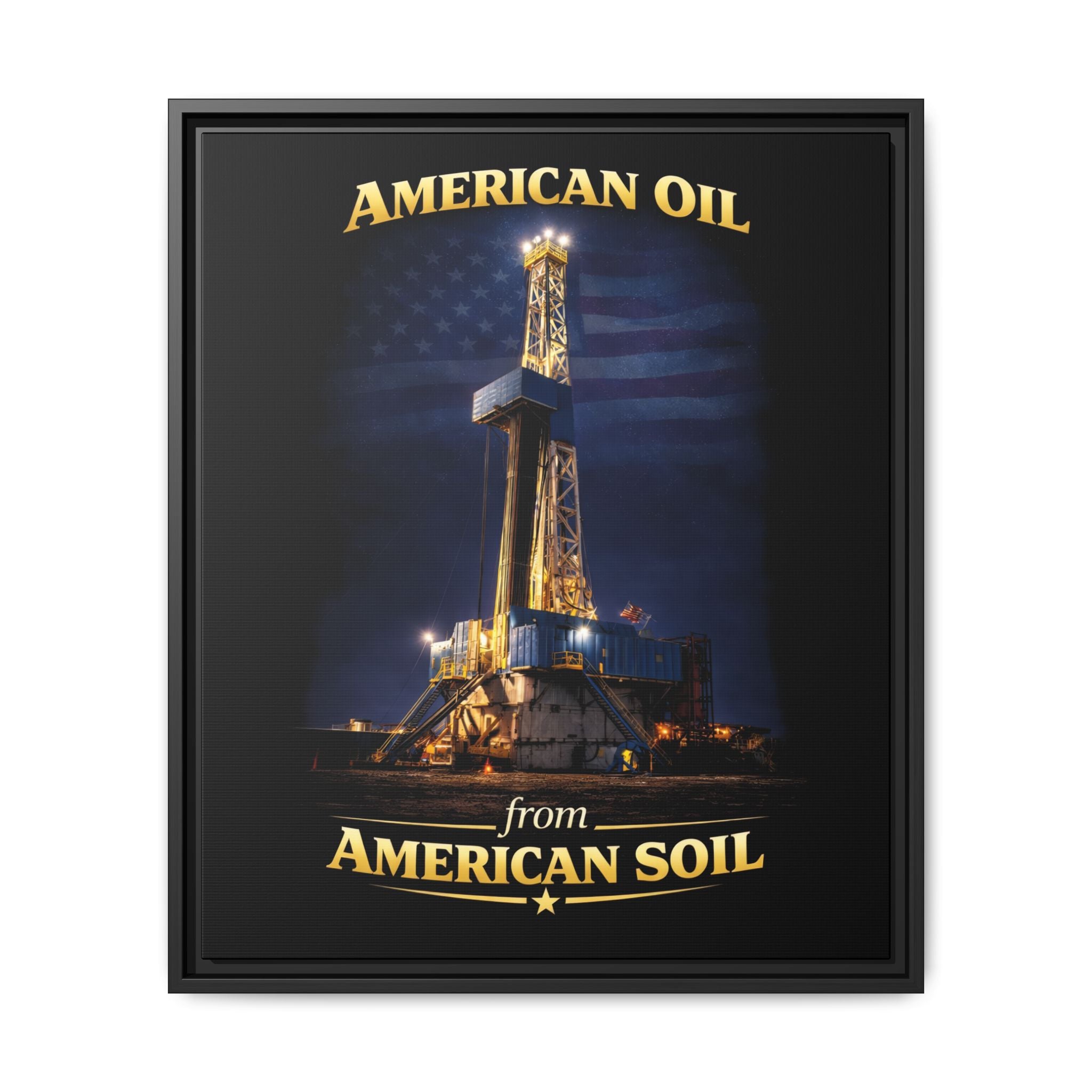 Derrick - Framed Matte Canvas Wall Art