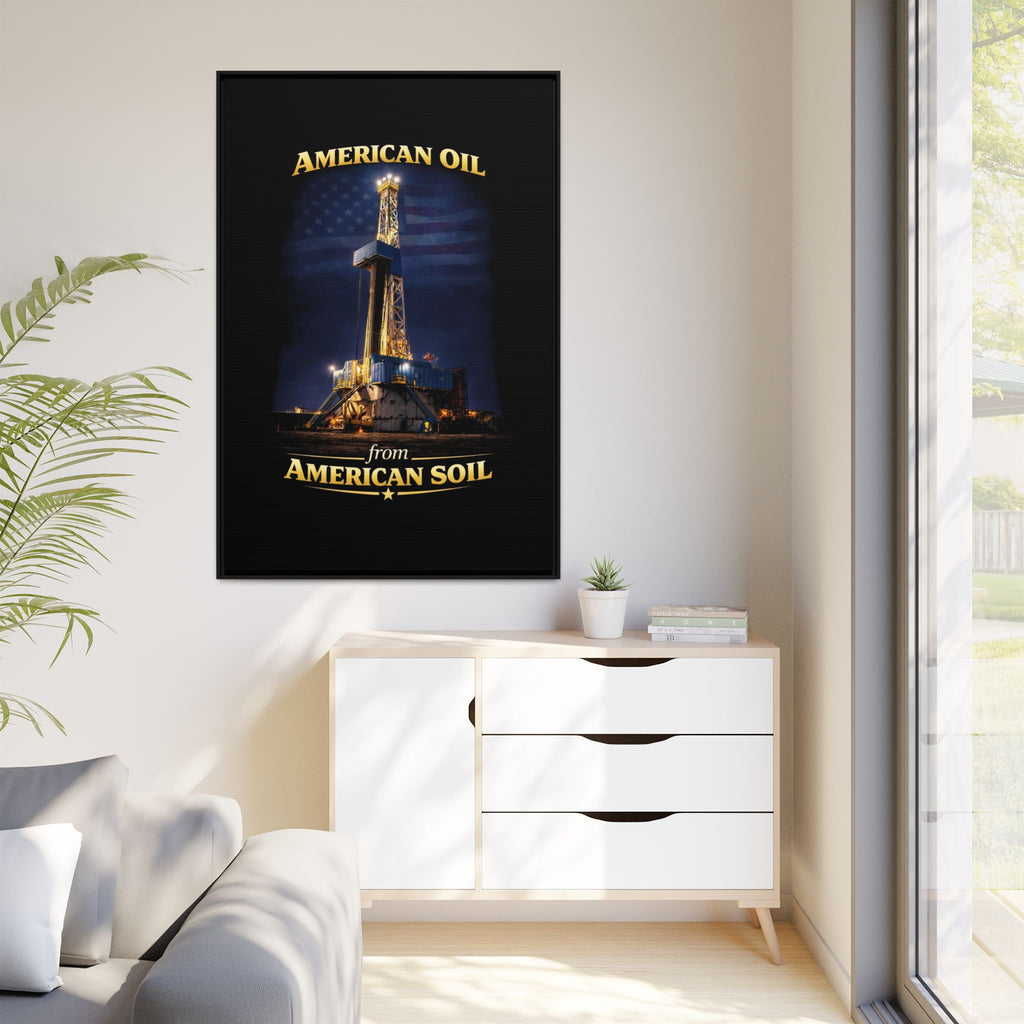 Derrick - Framed Matte Canvas Wall Art