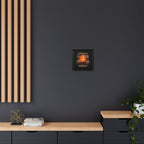 Oil Field - Framed Matte Canvas Wall Art