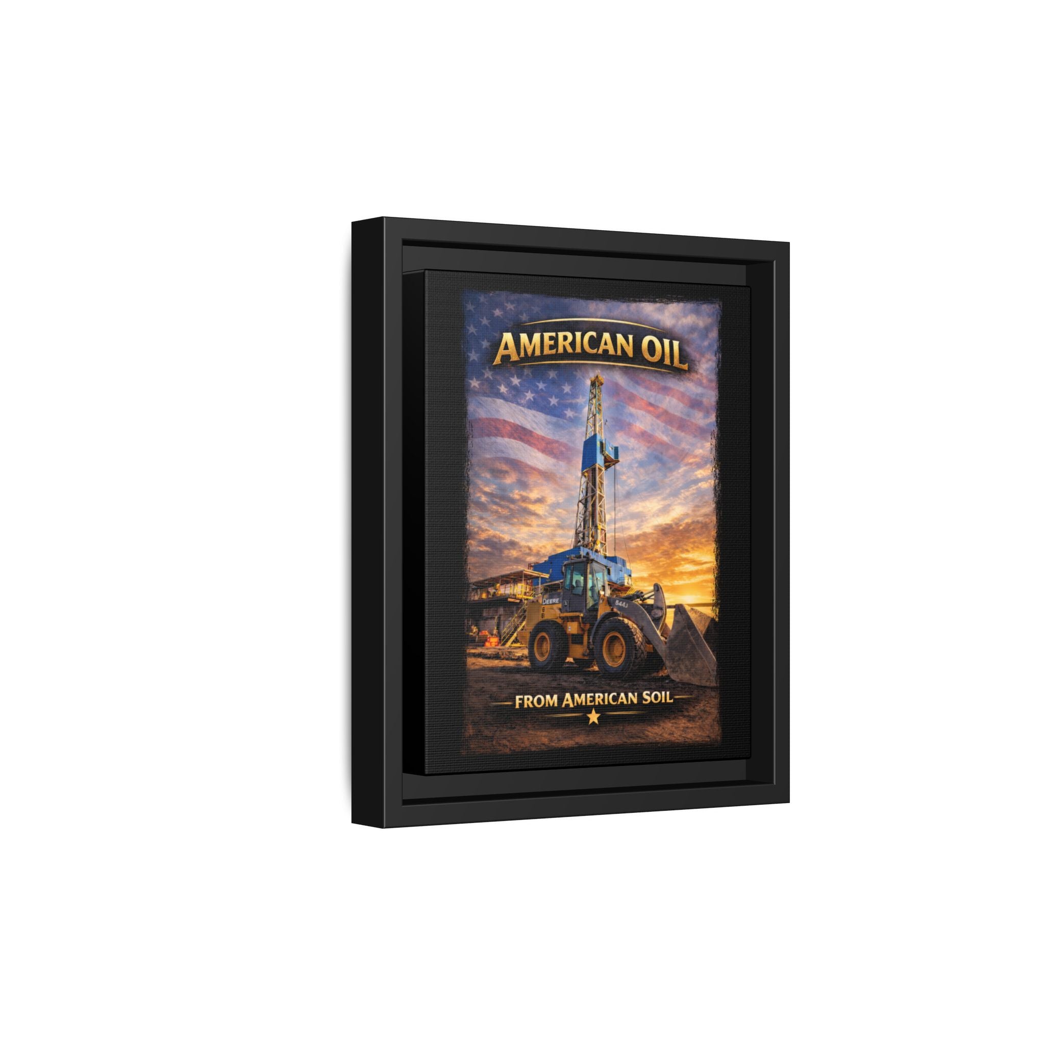 Front Loader - Framed Matte Canvas Wall Art