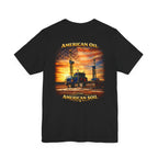Semi Print T‑Shirt — "American Oil From American Soil" Graphic Tee