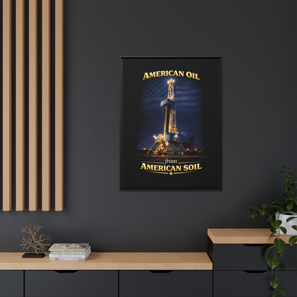 Derrick - Framed Matte Canvas Wall Art