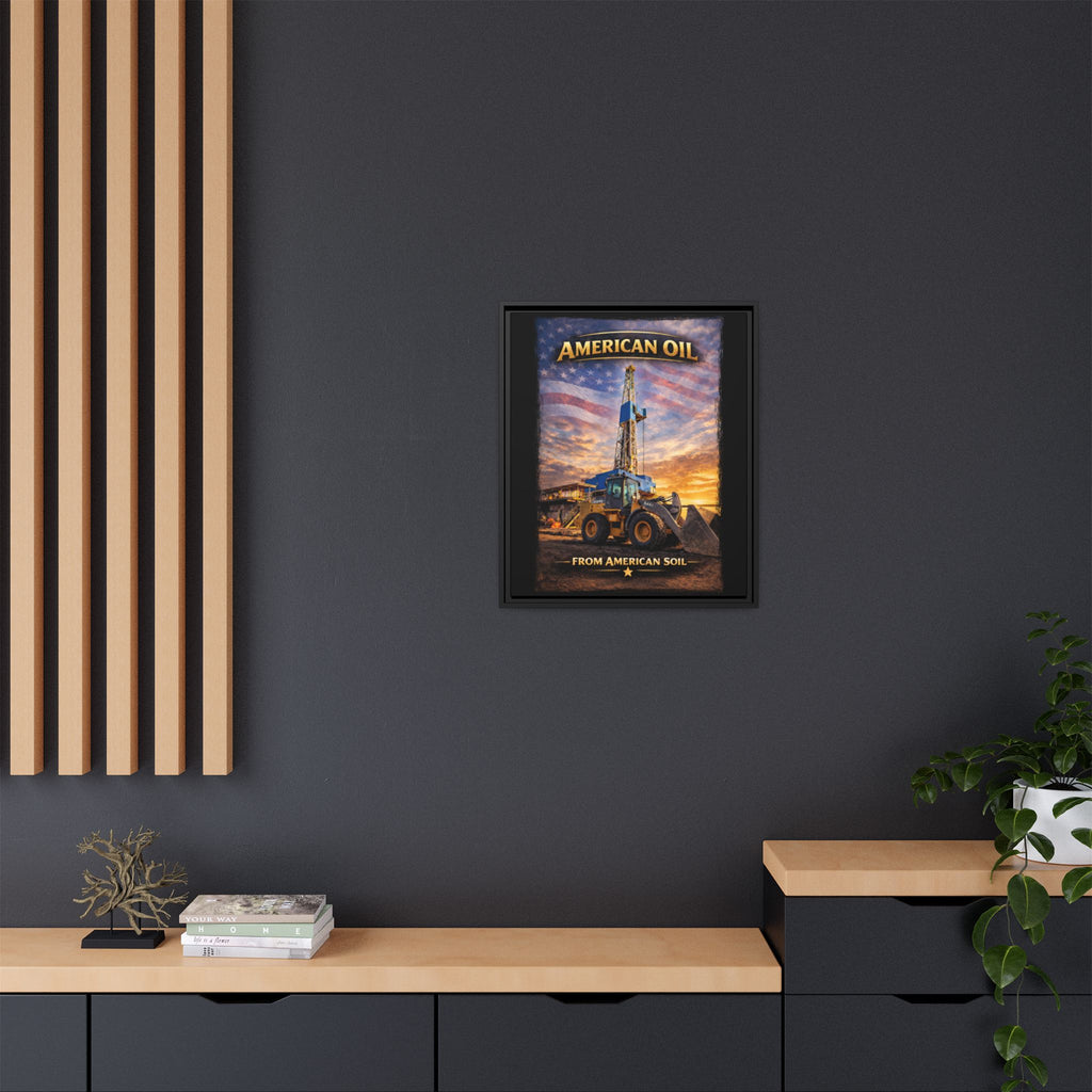 Front Loader - Framed Matte Canvas Wall Art