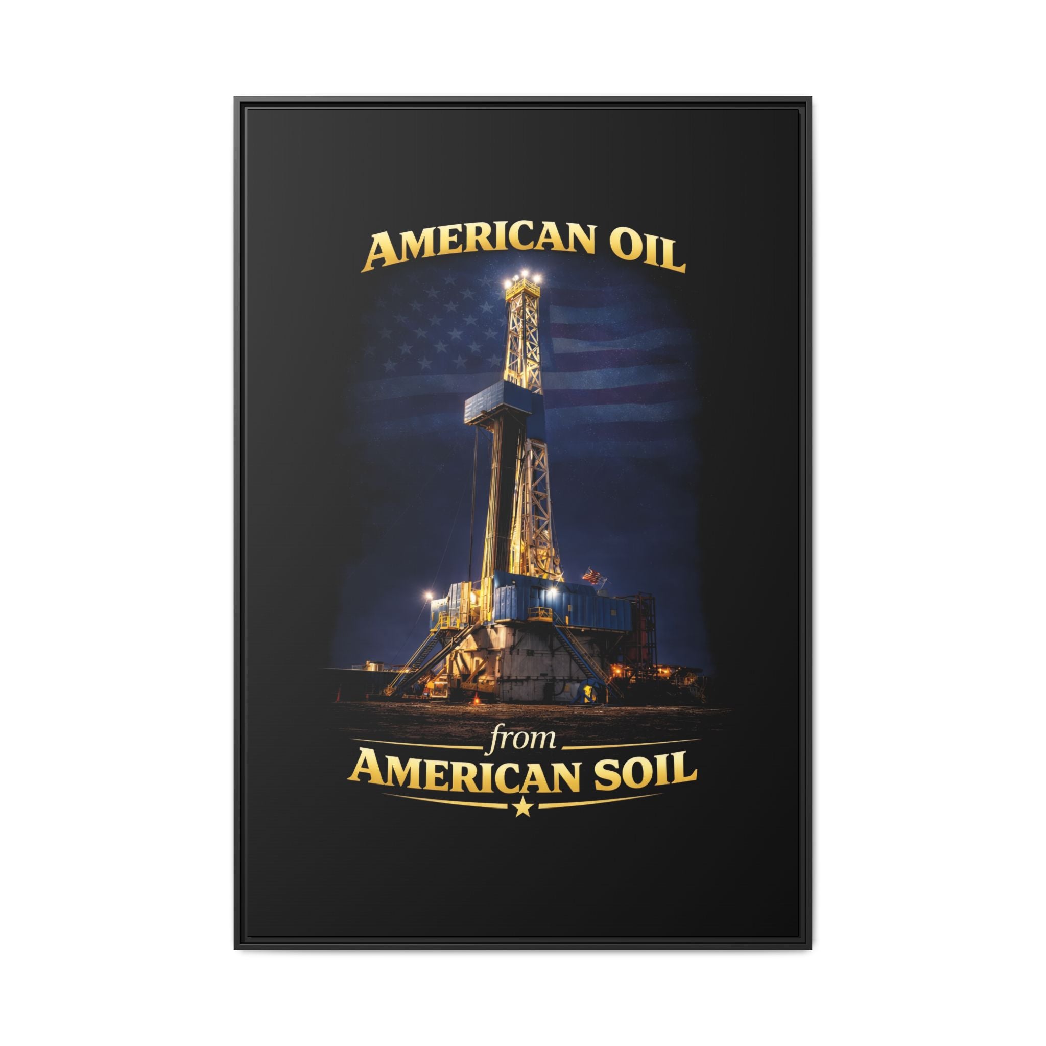 Derrick - Framed Matte Canvas Wall Art