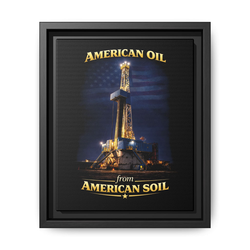 Derrick - Framed Matte Canvas Wall Art