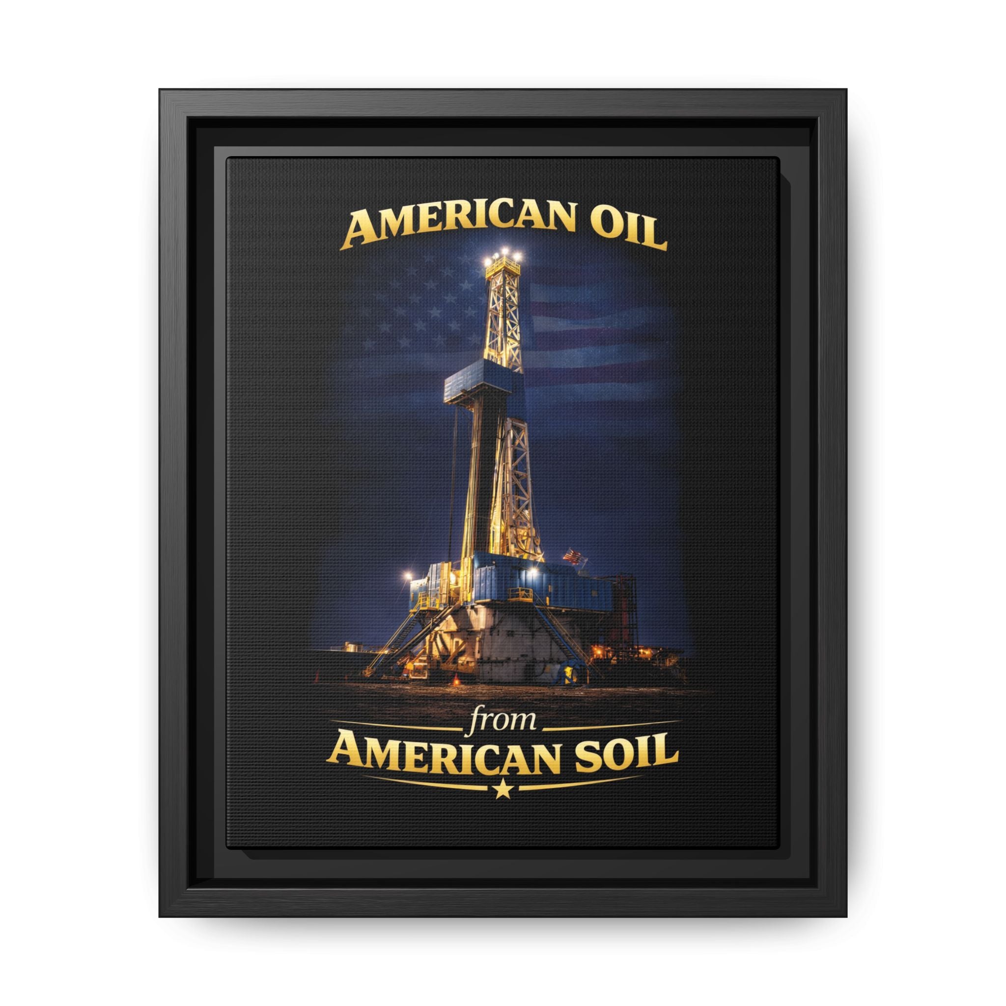 Derrick - Framed Matte Canvas Wall Art