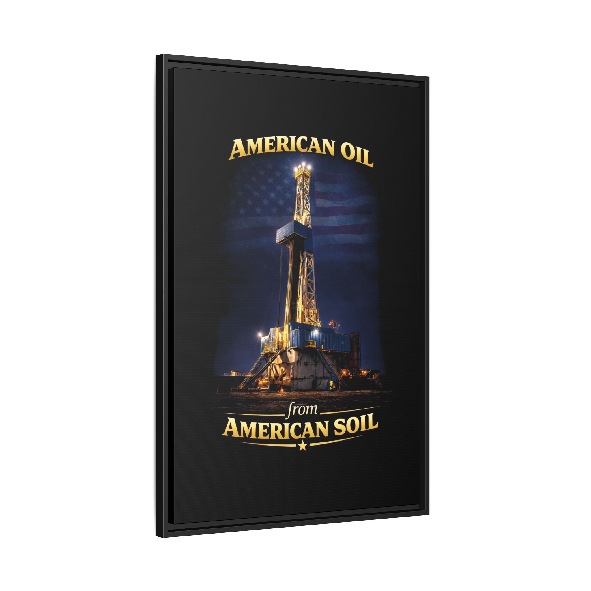 Derrick - Framed Matte Canvas Wall Art