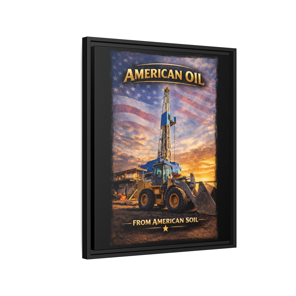 Front Loader - Framed Matte Canvas Wall Art
