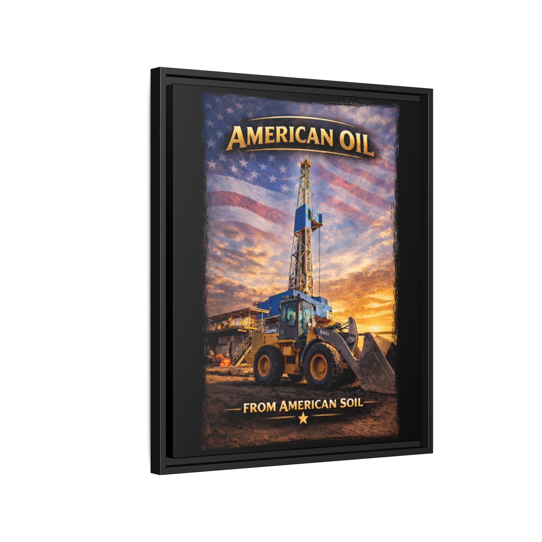 Front Loader - Framed Matte Canvas Wall Art
