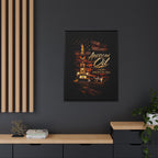 The Night Rig - Framed Matte Canvas Wall Art