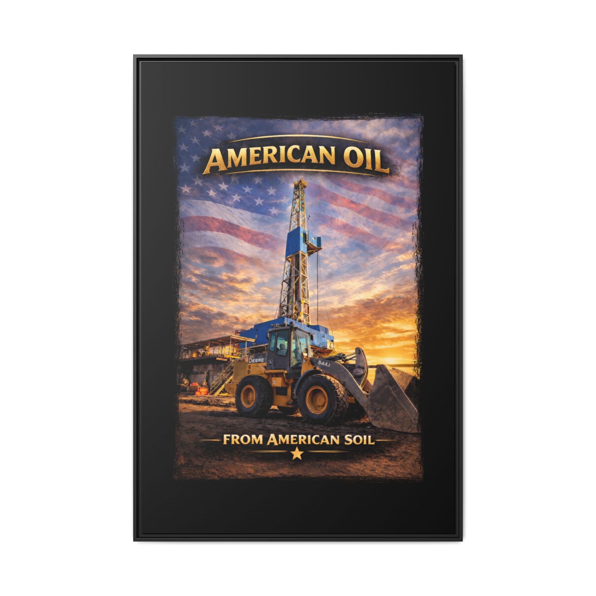 Front Loader - Framed Matte Canvas Wall Art