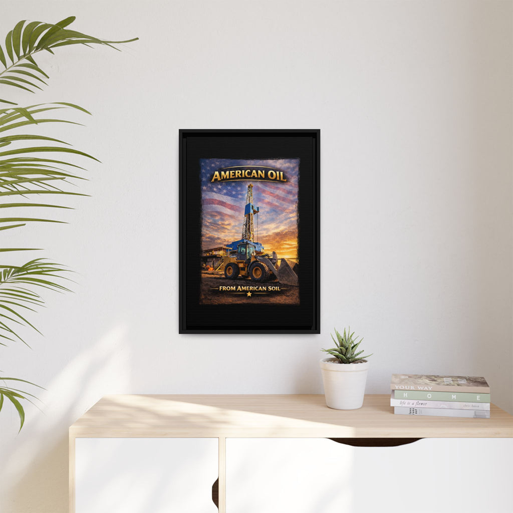 Front Loader - Framed Matte Canvas Wall Art