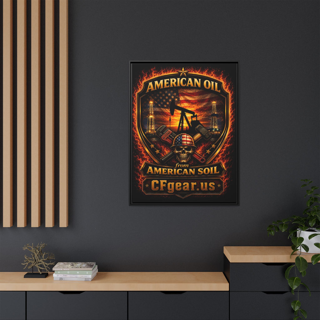 CFgear Crew Badge - Framed Matte Canvas Wall Art