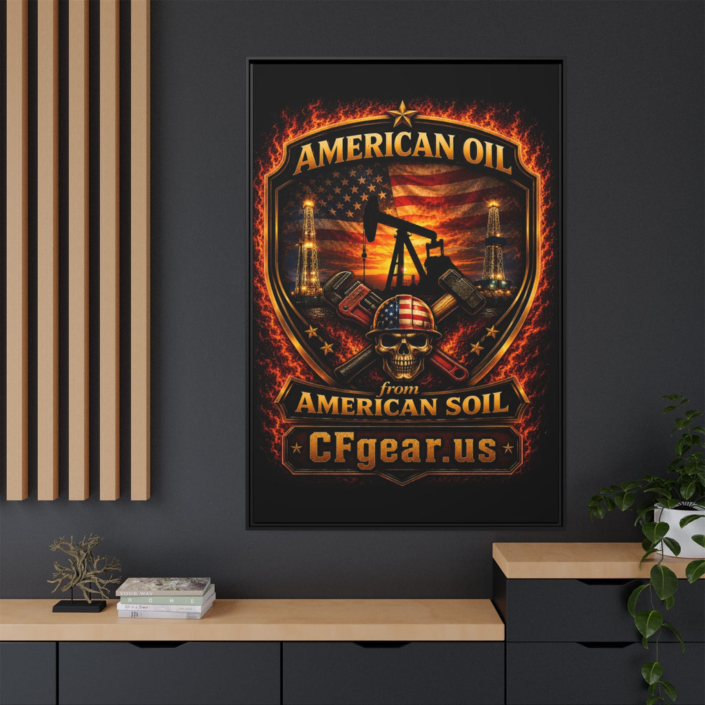 CFgear Crew Badge - Framed Matte Canvas Wall Art
