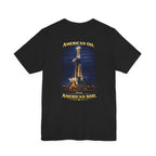 Derrick T‑Shirt — "American Oil From American Soil" Graphic Tee