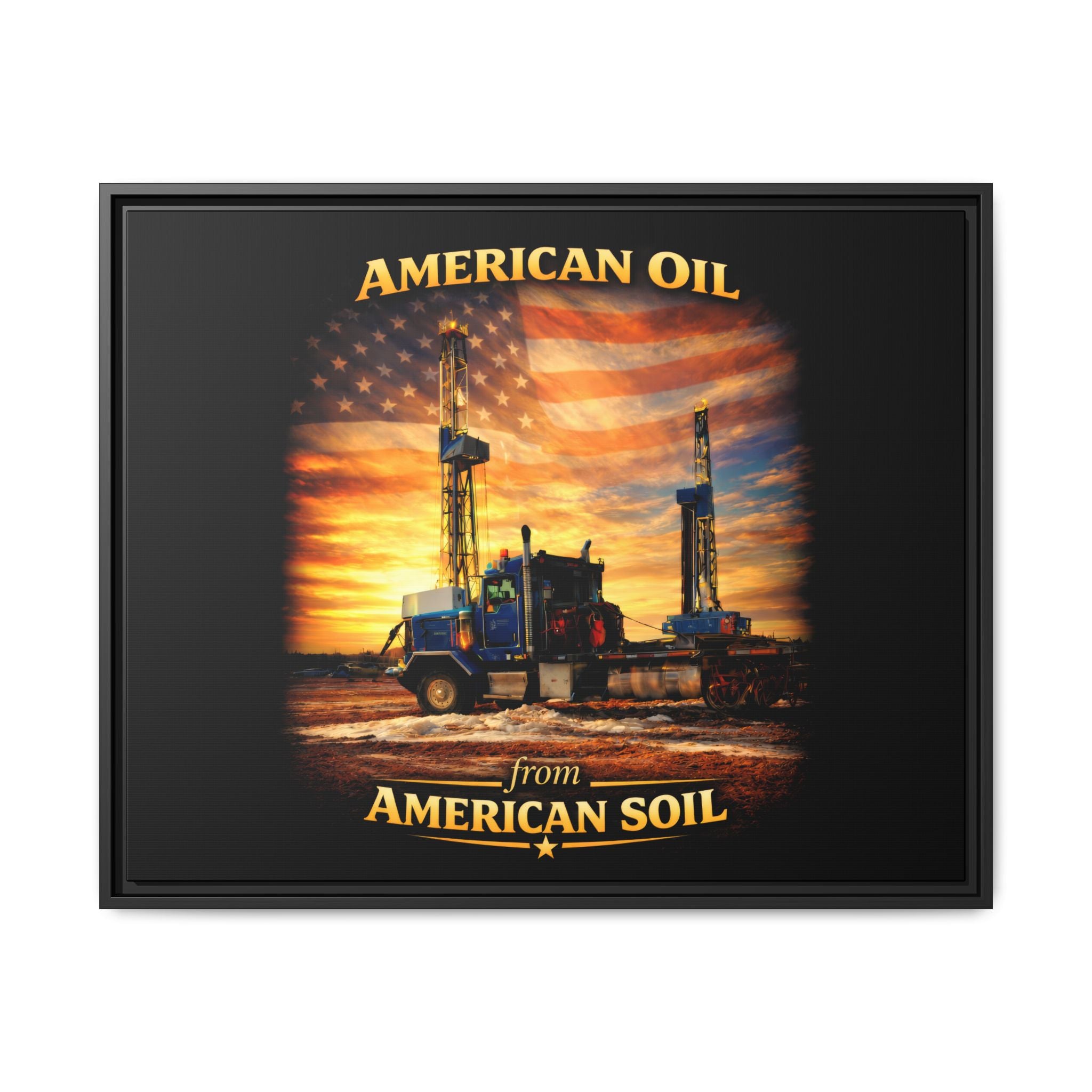 Semi Print - Framed Matte Canvas Wall Art