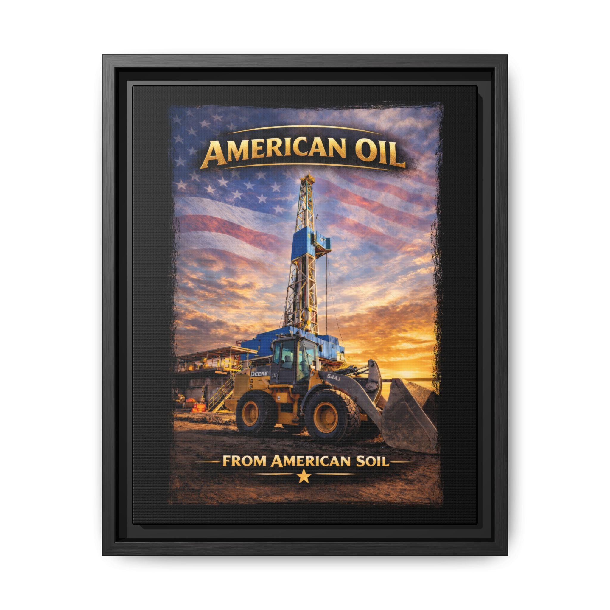 Front Loader - Framed Matte Canvas Wall Art